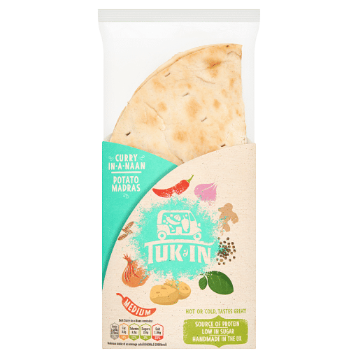 Tuk In Curry in a Naan Potato Madras 180g