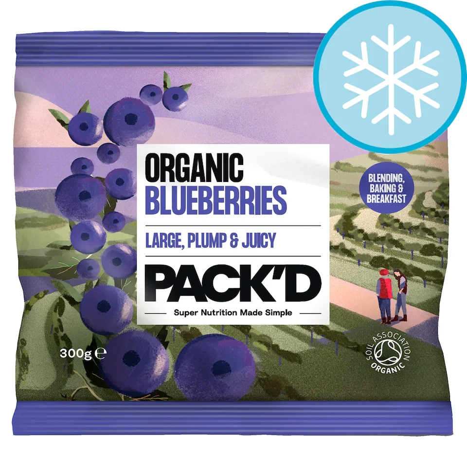 PACK'D Organic Blueberries 300g