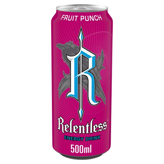 Relentless Fruit Punch Energy Drink 500ml