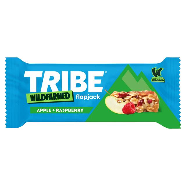 Tribe Wildfarmed Flapjack Apple & Raspberry 50g