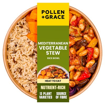 Pollen + Grace Mediterranean Vegetable & Olive Nourish Bowl