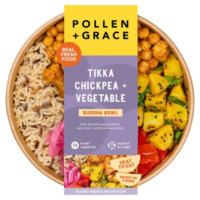 Pollen + Grace Tikka Chickpea & Vegetable Buddha Bowl