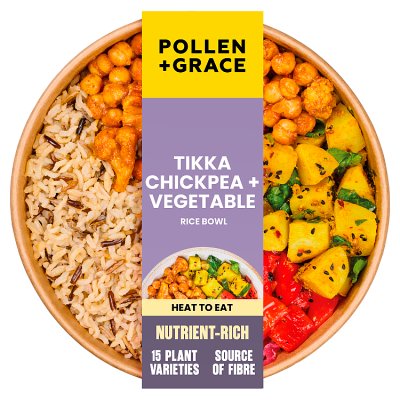 Pollen + Grace Tikka Chickpea & Vegetable Buddha Bowl