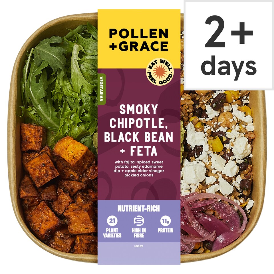 Pollen + Grace Smoky Chipotle, Black Bean + Feta Grain Bowl 260g