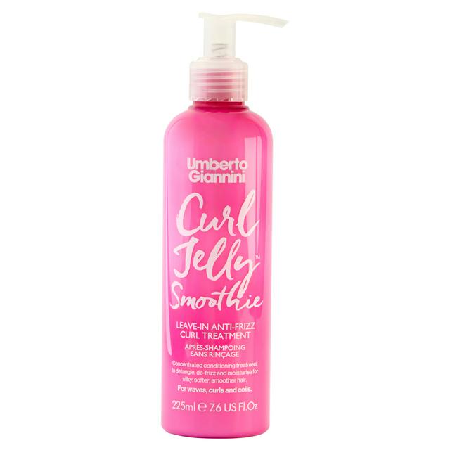 Umberto Giannini 225ml Leave in Anti Frizz Treatment Curl Jelly Smoothie Shampoo