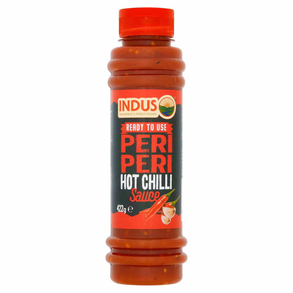 Indus Peri Peri Hot Chilli Sauce 422g