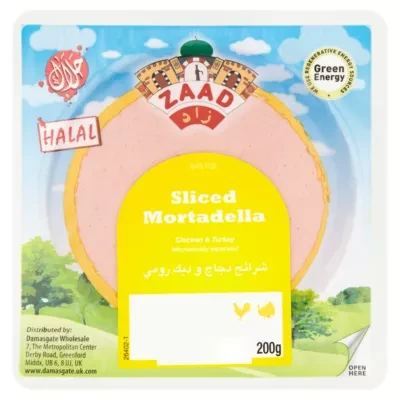 Zaad Sliced Mortadella 200g