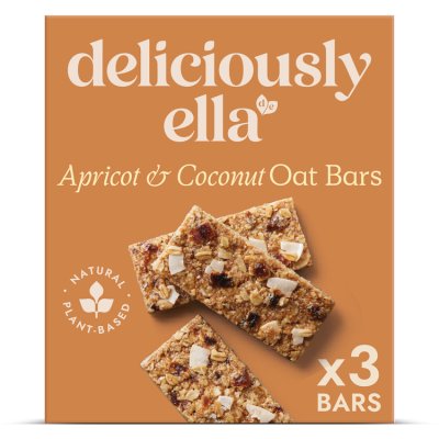 Deliciously Ella Gluten Free & Vegan Apricot & Coconut Oat Bars