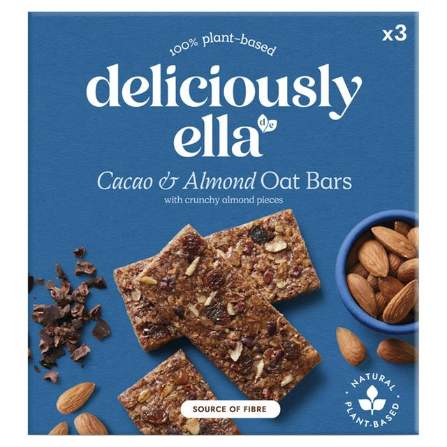 Deliciously Ella 3 x 50g Cacao & Almond Baked Oat Bar
