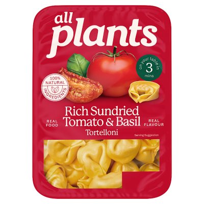Plants By Deliciously Ella Rich Sundried Tomato & Basil Tortelloni