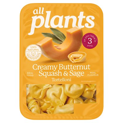 Plants By Deliciously Ella Butternut Squash & Sage Tortelloni