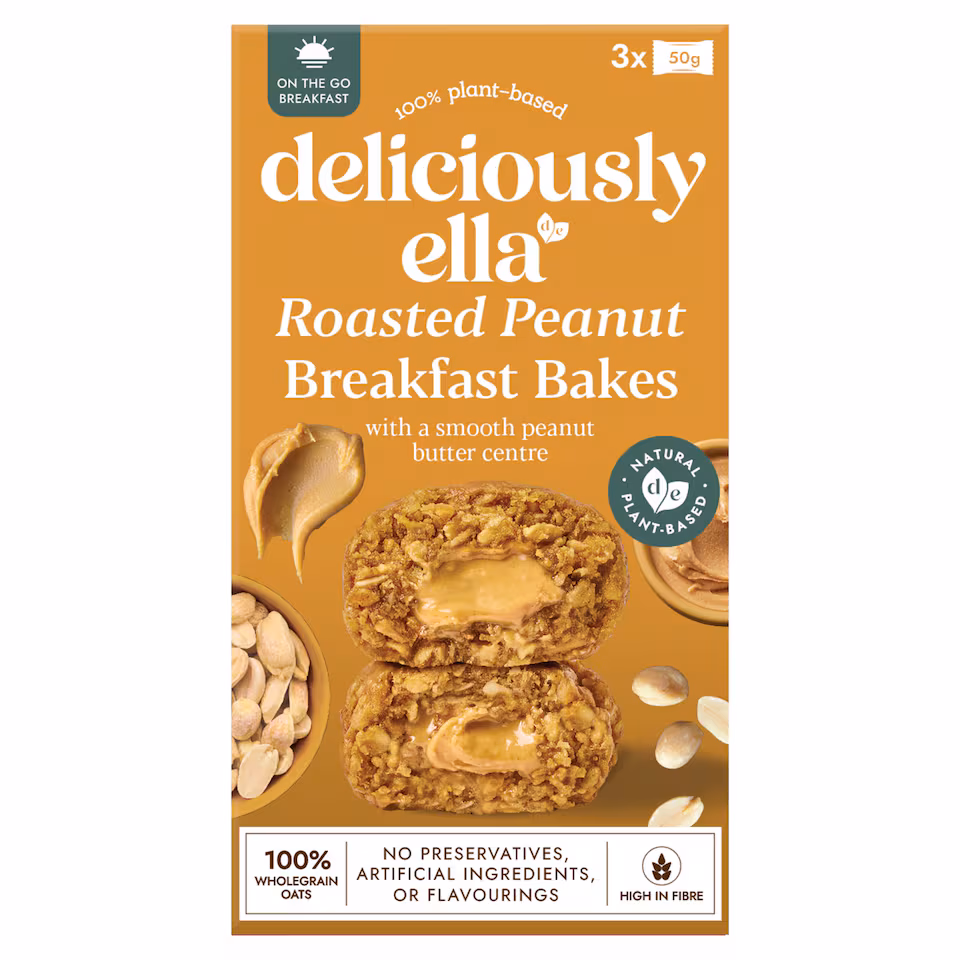 Deliciously Ella Roasted Peanut Breakfast Bakes 150g