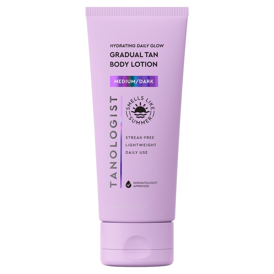 TANOLOGIST HYDRATING DAILY GLOW GRADUAL TAN BODY LOTION MEDIUM TO DARK 250ML