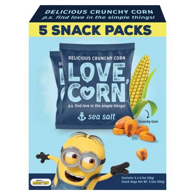 Love Corn Sea Salt Delicious Crunchy Corn 5x20g