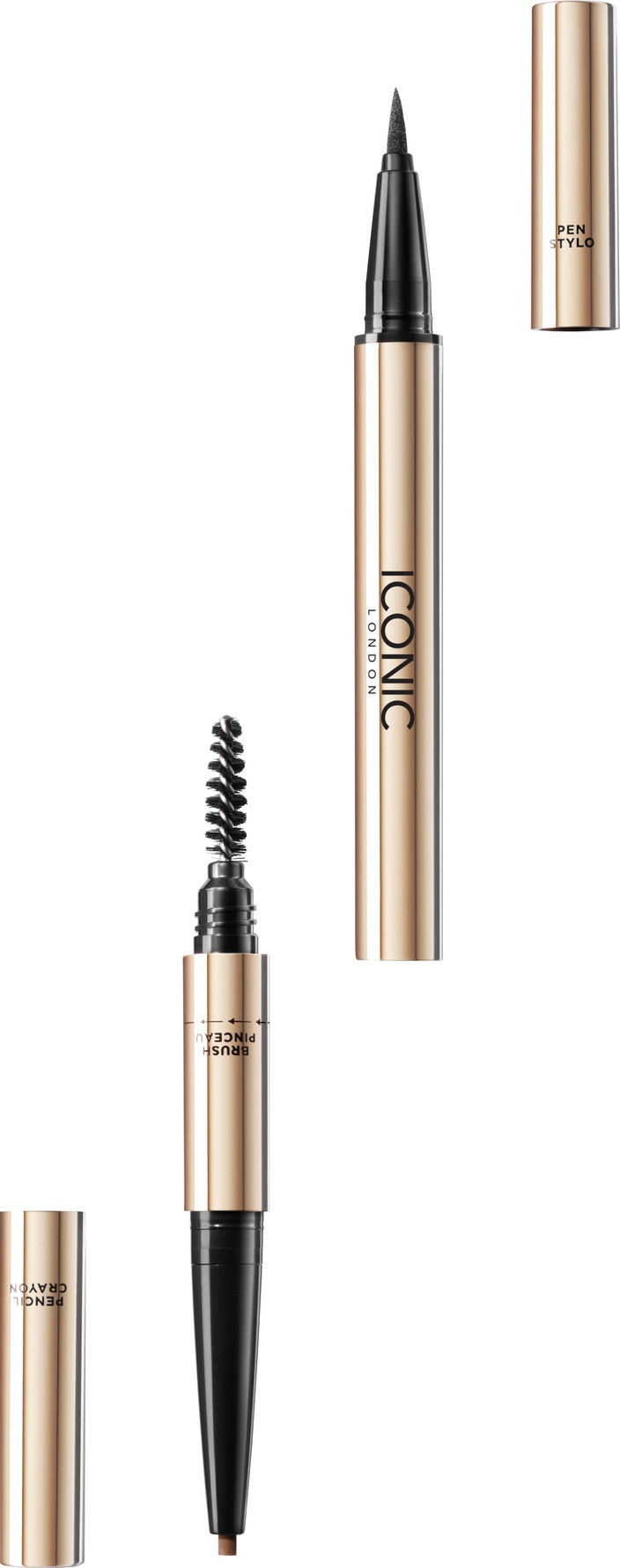 ICONIC LONDON Triple Precision Brow Definer Brow Definer Chocolate