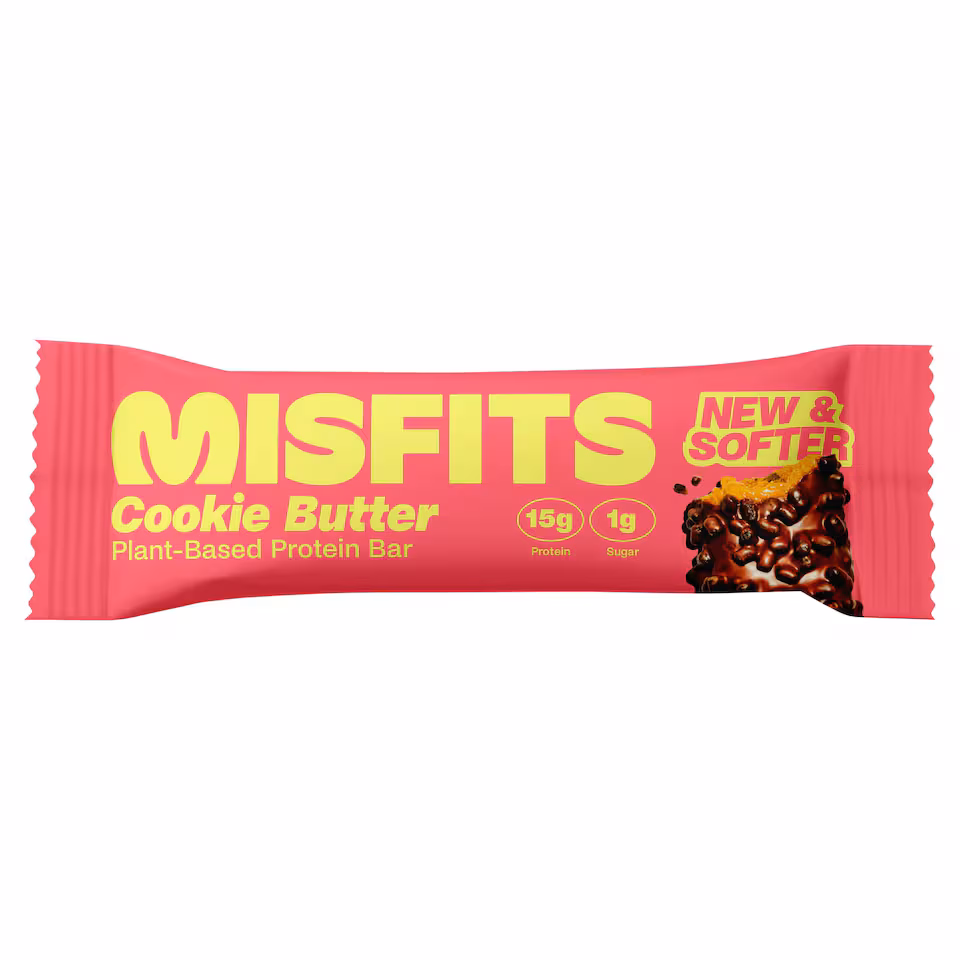 Misfits Plant-Based Protein Bar - Cookie Butter 50g