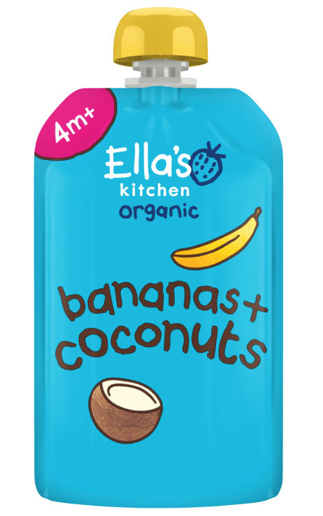 Banan+Kokos Øko 4mnd 120g Ellas