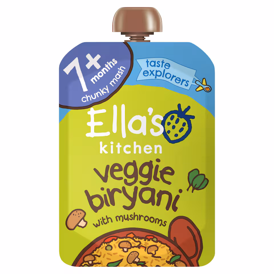 Ella's Kitchen 7 Month Plus Veggie Biryani 130G