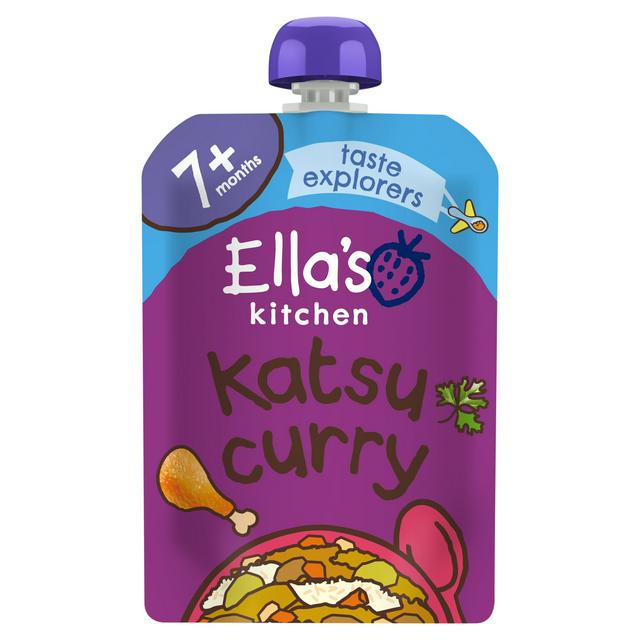 Ella's Kitchen Organic Katsu Curry Baby Food Pouch 7+ Months 130g