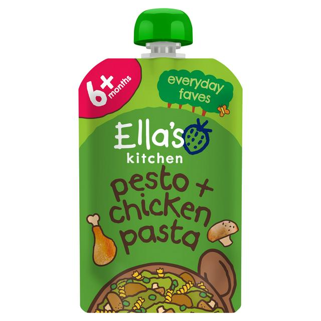Ella's Kitchen Organic Chicken Pesto Pasta Baby Food Pouch 6+ Months 100g