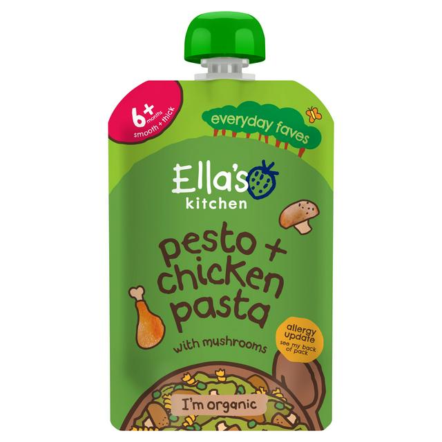 Ella's Kitchen Organic Chicken Pesto Pasta Baby Food Pouch 6+ Months 100g