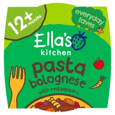 Ella's Kitchen Ella’s Kitchen Organic Pasta Bolognese Toddler Tray Meal 12+ Months 200g