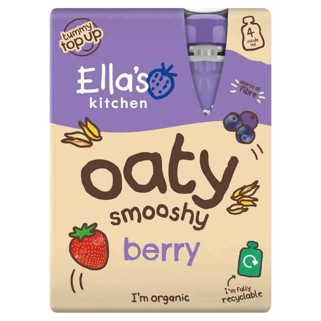 Ella's Kitchen Berry Oaty Smooshy 4 x 90g
