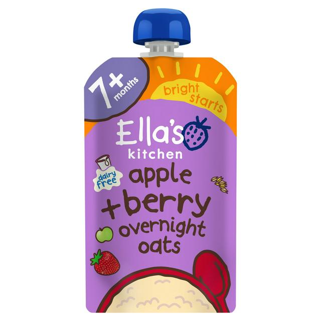 Ella's Kitchen Apple + Berry Overnight Oats 7+ Months 100g