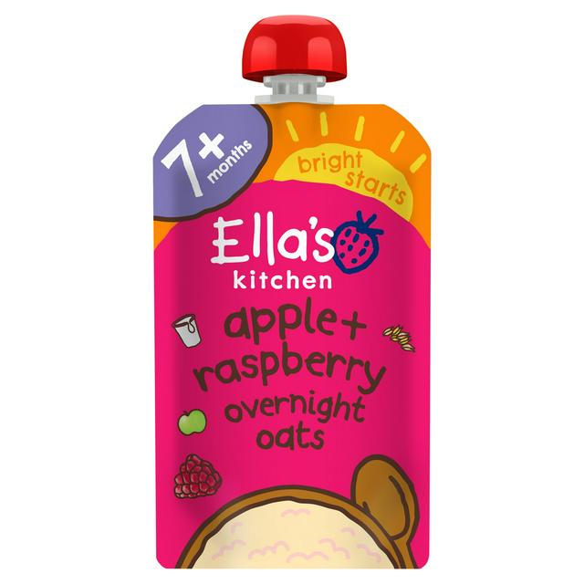 Ella's Kitchen Apple + Raspberries Overnight Oats 7+ Months 100g