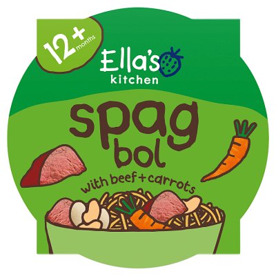 Ella's Kitchen Organic Spaghetti Beefy Bolognese 12m+ 200g