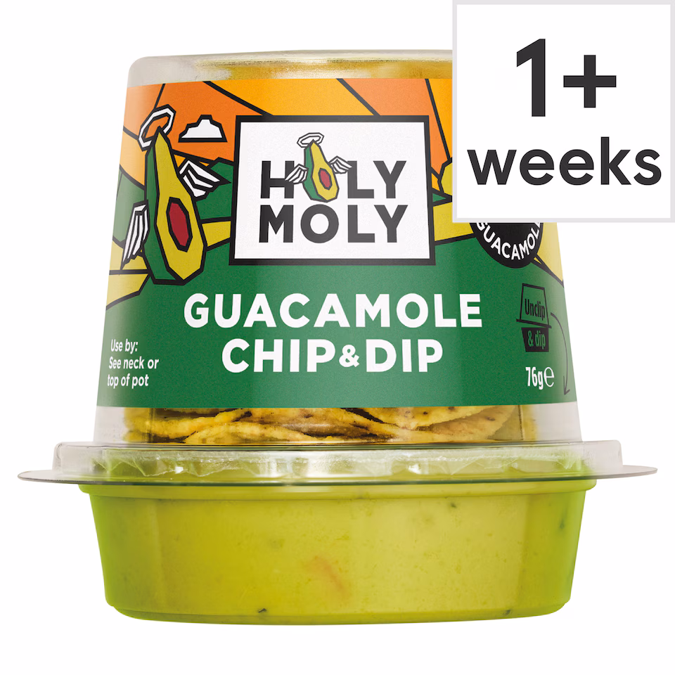 Holy Moly Guacamole and Chip & Dip 76g