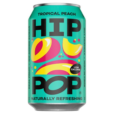 Hip Pop Tropical Peach Soda