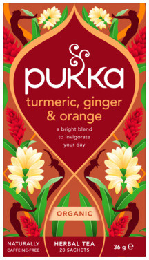 Pukka Turmeric, Ginger & Orange 36g 20ps