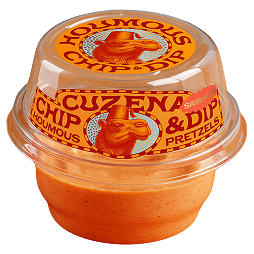 Cuzena Sriracha Chip & Dip Houmous Pretzels 117g