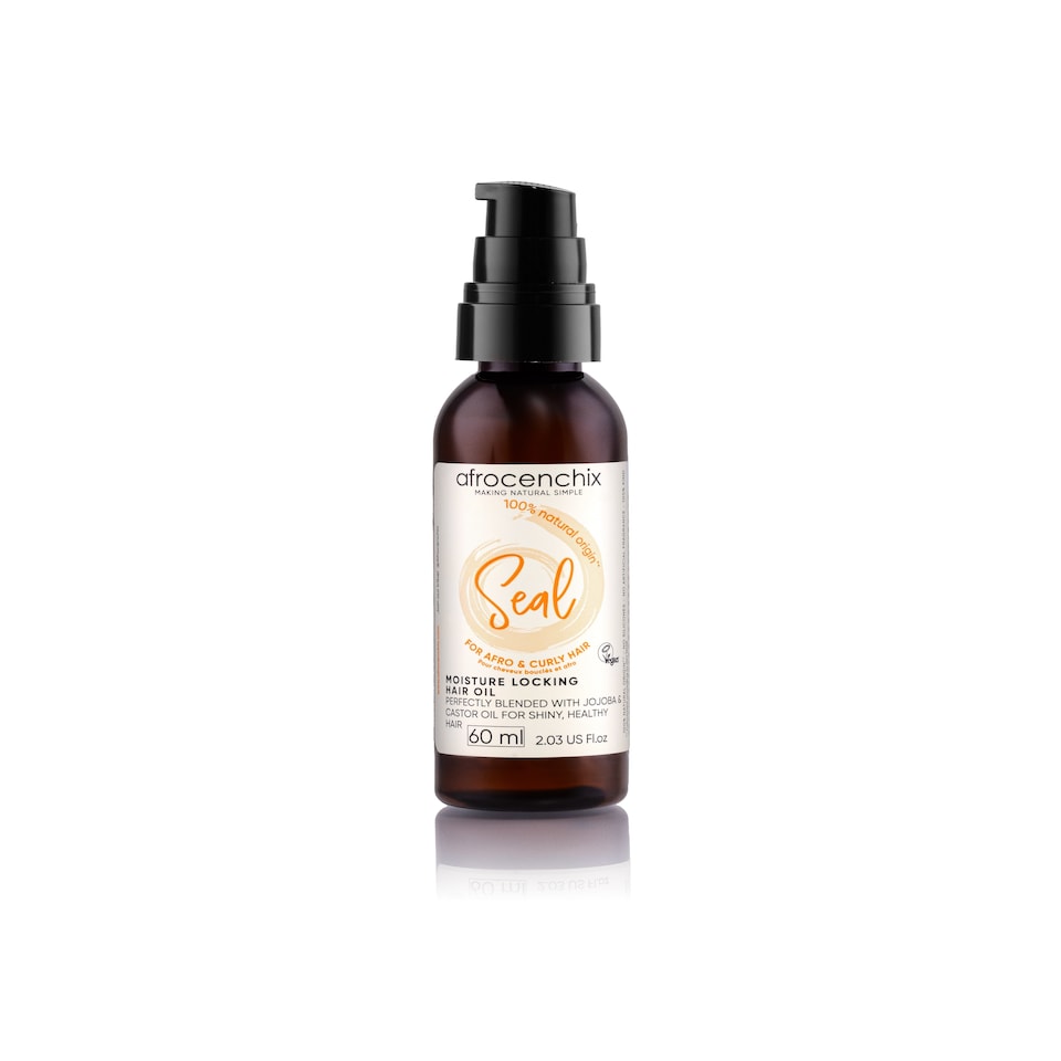 Seal - Natural Hair Oil for Afro Hair  - Travel 60ml | White | 60ml