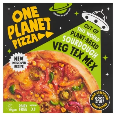 One Planet Pizza Plant-Based Sourdough Veg Tex Mex 360g