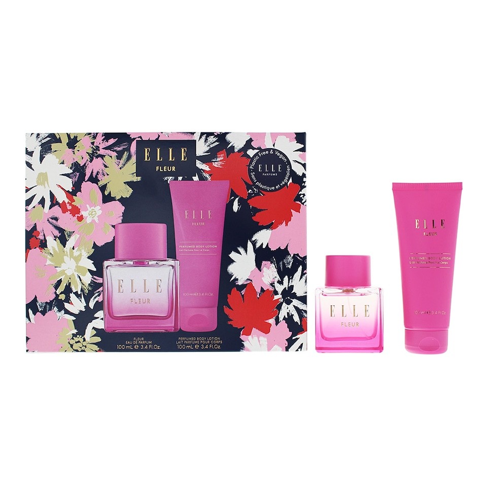 Elle Fleur Eau De Parfum 100ml & Body Lotion 100ml Gift Set For Her