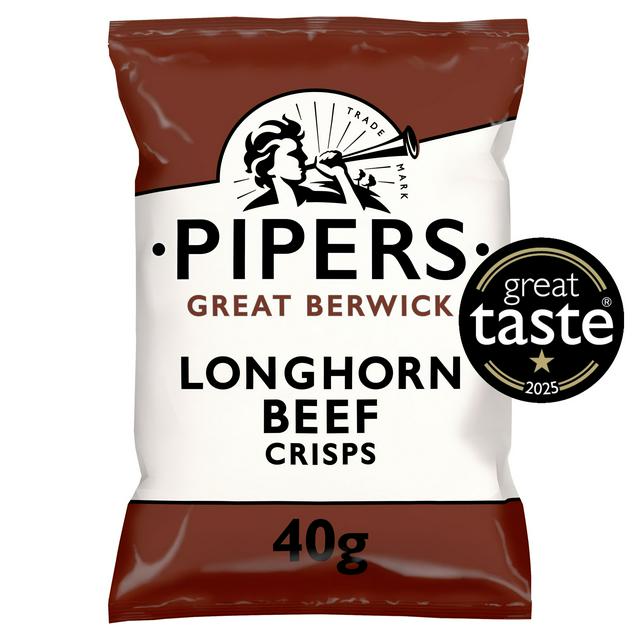 Pipers Great Berwick Longhorn Beef Crisps 40g
