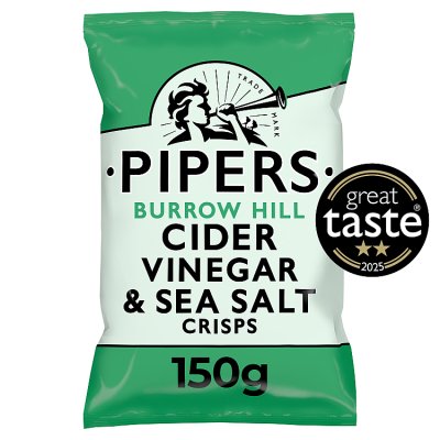 Pipers Burrow Hill Cider Vinegar & Sea Salt Sharing Crisps