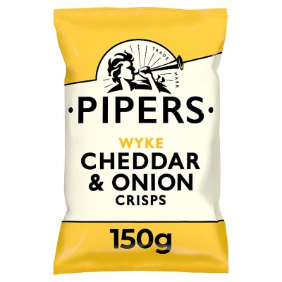 Pipers Wyke Cheddar & Onion Sharing Crisps