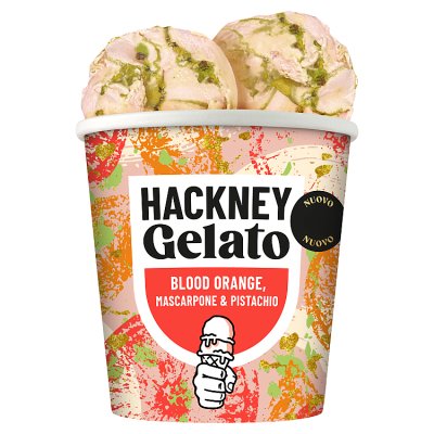 Hackney Gelato Blood Orange Mascarpone & Pistachio