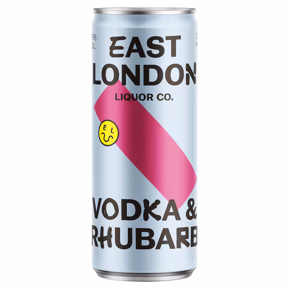 East London Liquor Co. Vodka & Rhubarb 250ml