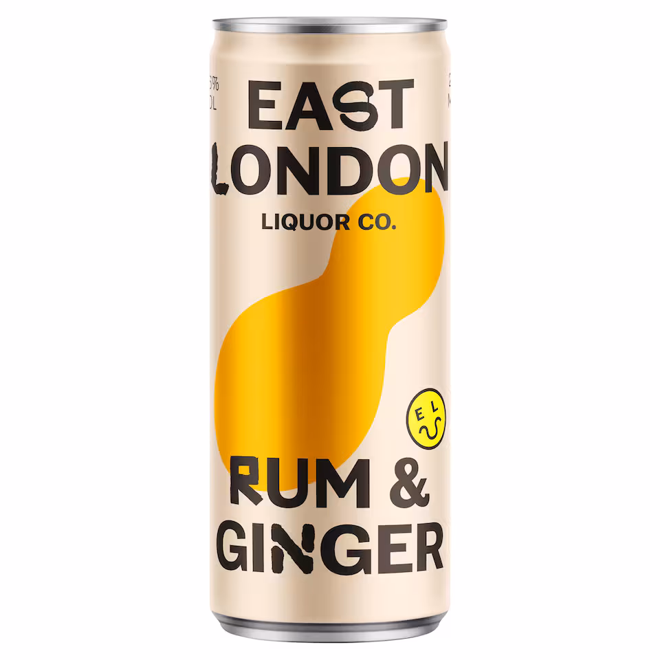 East London Liquor Co. Rum & Ginger 250ml