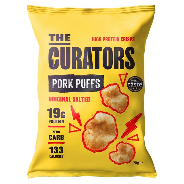 The Curators Pork Puffs Original Salted 25g