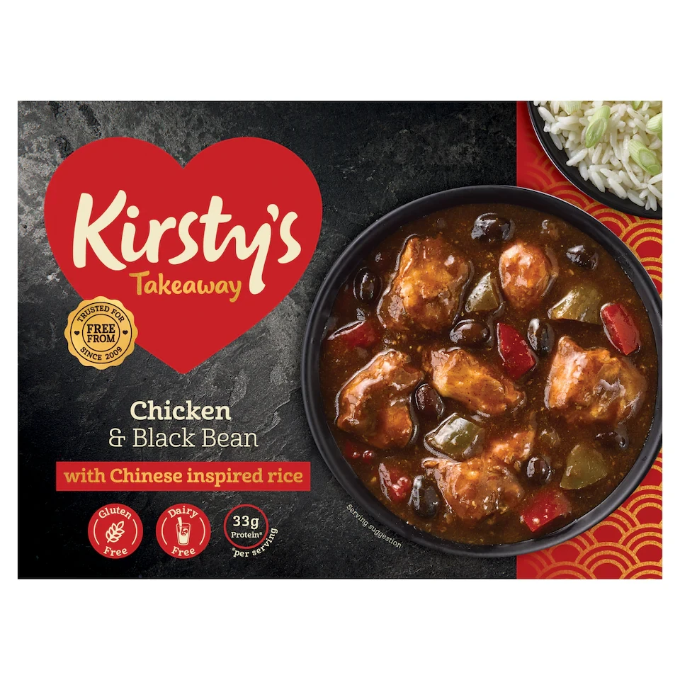 Kirsty's Takeaway Chicken & Black Bean with Chinese inspired Rice 450g