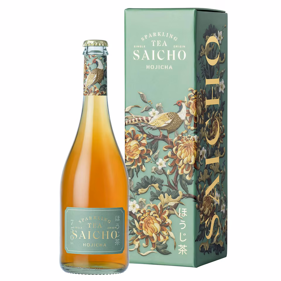 Saicho Hojicha Sparkling Tea 75cl | Clear | 1