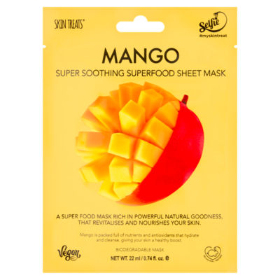 Skin Treats Mango Super Soothing Superfood Sheet Mask 22ml