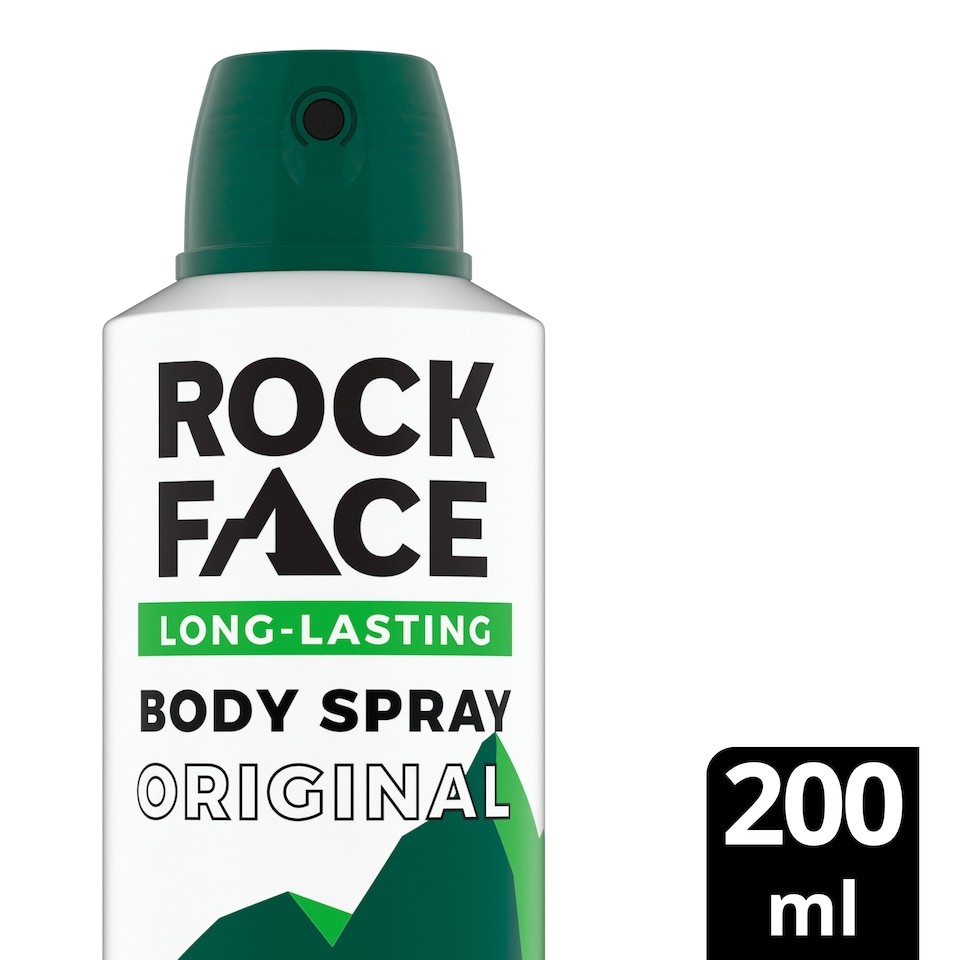 Rock Face Active Body Spray 200Ml