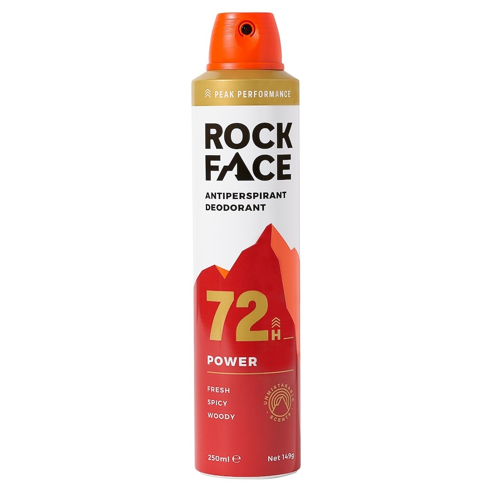 Rock Face Power Fresh Spicy Woody 72 hour ANTI-PERSPIRANT DEODORANT 250ml