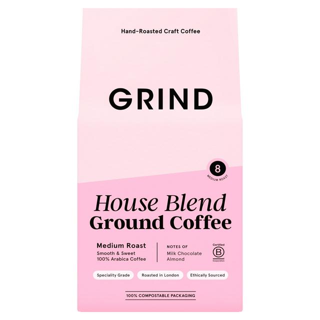 Grind House Blend Ground Coffee 200g